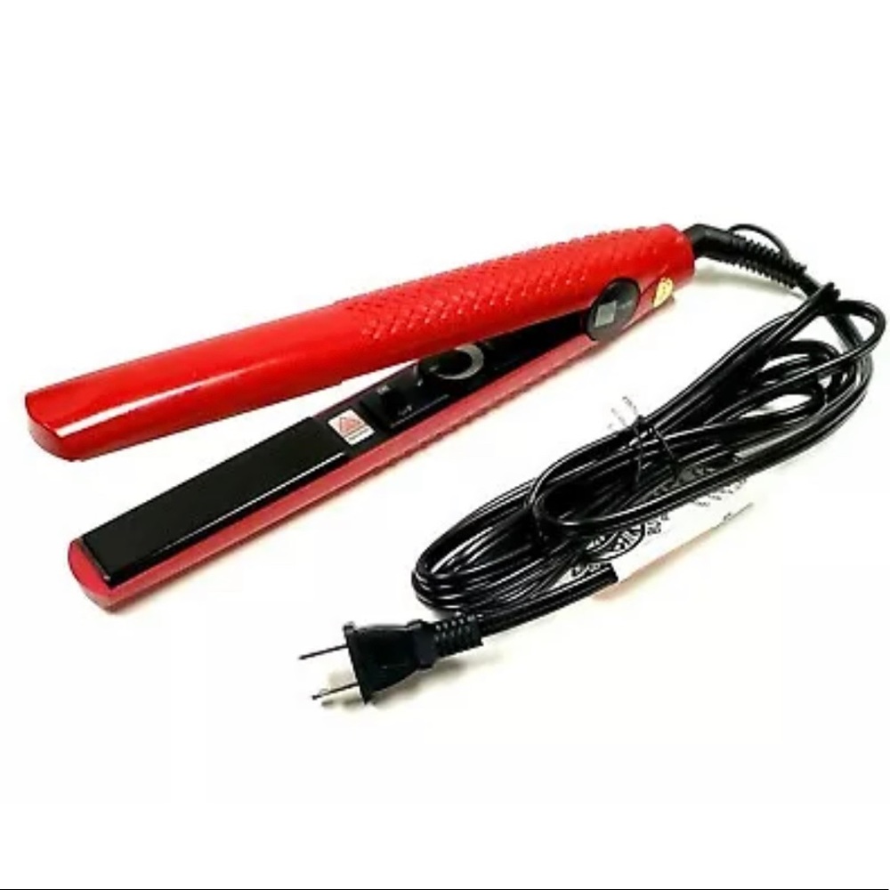 Style House Professional Styling 1.25″ Iron RED Hair Straightener & Curler
